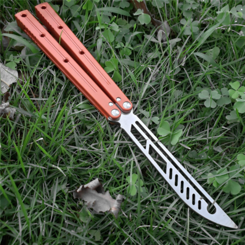 balisong sea monster Kraken aluminum+G10 handle 440C blade trainning trainer knife not sharp folding knife bushing system free swing knife
balisong sea monster Kraken aluminum+G10 handle 440C blade trainning trainer knife not sharp folding knife bushing system free swing knife