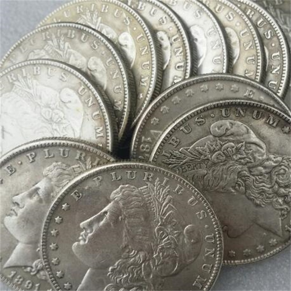 26pcs Morgan Dollars 18781921 quotOquot Different Dates Mintmark Silver Plated Copy Coins metal craft dies manufacturing fact7959314271O
