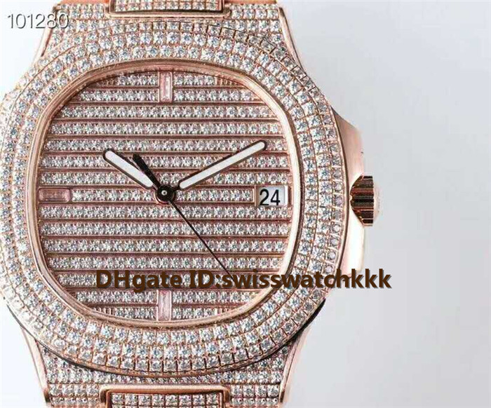 Hot Sale 5719/1G-001 mens watches Extra-Thin Swiss 324C Automatic Sapphire Crystal Date Display Rose Gold Full Diamond Case Mens Watch, Slivery;brown
Hot Sale 5719/1G-001 mens watches Extra-Thin Swiss 324C Automatic Sapphire Crystal Date Display Rose Gold Full Diamond Case Mens Watch, Slivery;brown