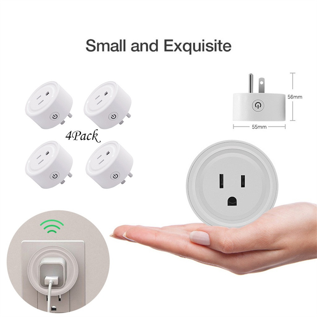New Smart Plug Smart WiFi Power Socket US Plug Switch For Google Home App Control For Alexa Connected By WiFi Plug