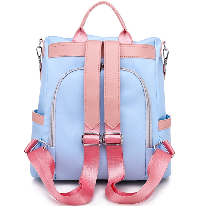 NEW-Fashion Casual Oxford Women'S Anti-Theft Backpack Retro Backpack Female Large Capacity Travel Bag1