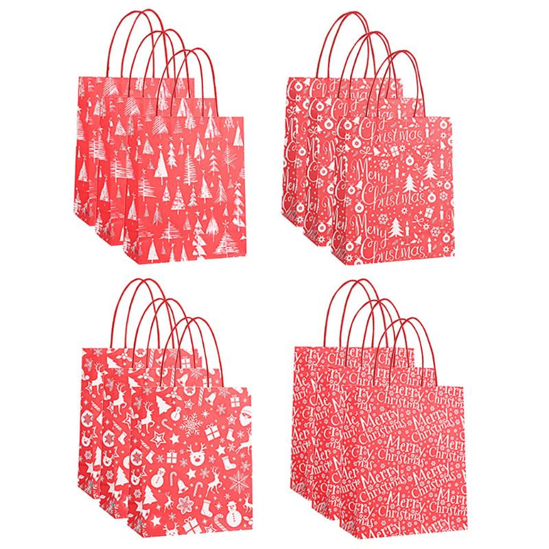 12pcs Christmas Gift Bag Paper Bag Packaging Kraft Paper Bottom Tote New Year Supplies Christmas Gift Box Bags navidad
12pcs Christmas Gift Bag Paper Bag Packaging Kraft Paper Bottom Tote New Year Supplies Christmas Gift Box Bags navidad