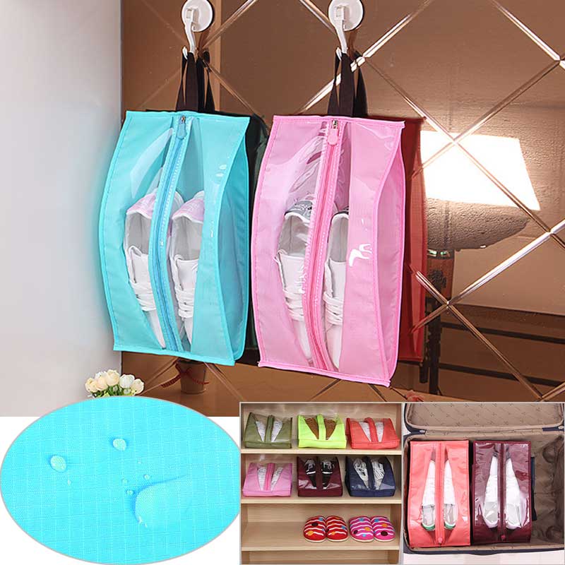 Portable Shoes Organizer Anti Dust Waterproof PVC Storage Bags zipper Hanging Save Space Closet Hangers Shoe Organization bag
Portable Shoes Organizer Anti Dust Waterproof PVC Storage Bags zipper Hanging Save Space Closet Hangers Shoe Organization bag