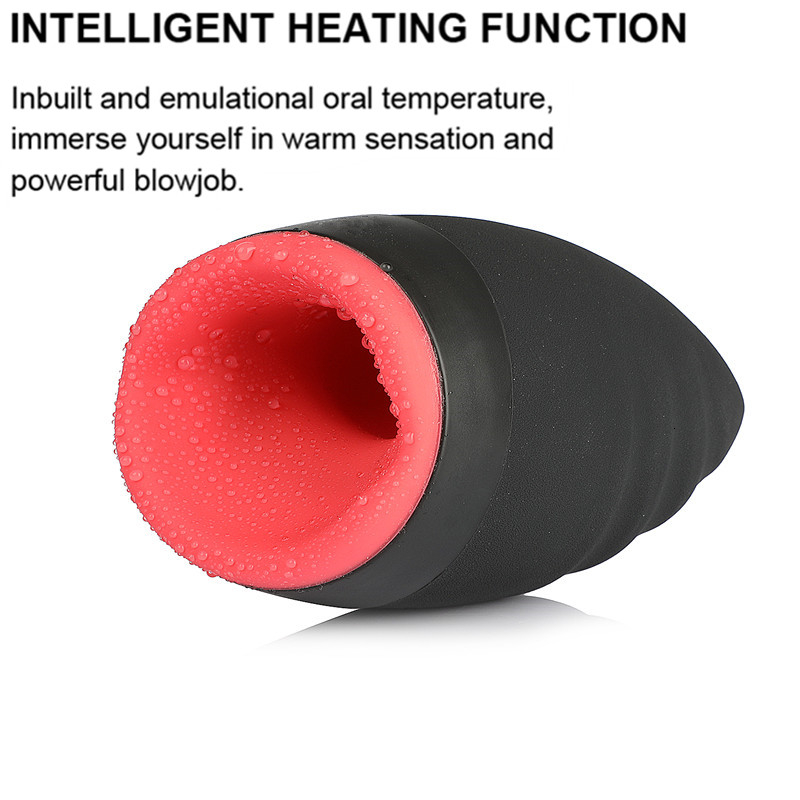 Male Masturbator Artificial Oral Vaginal Sex Toys for Men Deep Throat Sucking Glans Penis Stimulation Blowjob Pussy Masturbator Y191010
