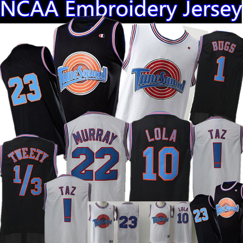 Space Jam Jersey Men's 23 Michael 1 Bugs Bunny 2 Daffy Duck 10 Lola Bunny 13 Tweety 22 Bill Murray Basketball Jerseys Black White, Mens
Space Jam Jersey Men's 23 Michael 1 Bugs Bunny 2 Daffy Duck 10 Lola Bunny 13 Tweety 22 Bill Murray Basketball Jerseys Black White, Mens