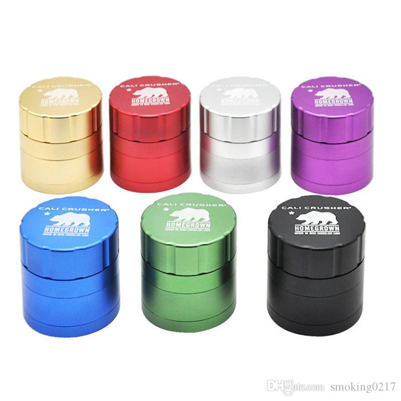 4 Parts Cali Crusher Homegrown Grinder 4 Piece Tobacco Herb Aluminum Grinder Size 52mm 40mm Cigarette Machine Scraper with Gift Box 2pcs
4 Parts Cali Crusher Homegrown Grinder 4 Piece Tobacco Herb Aluminum Grinder Size 52mm 40mm Cigarette Machine Scraper with Gift Box 2pcs
