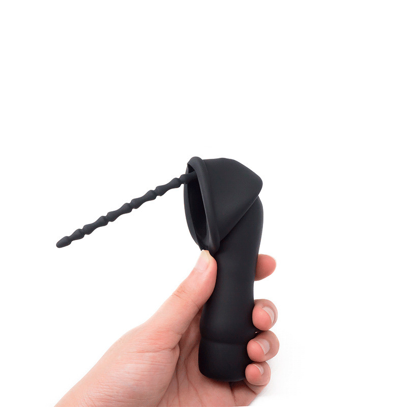 17 Speeds Penis Massager Penis Plug Urethral Stimulation Vibrator For Male Masturbator Lasting Trainer Glans Vibrators S18101905