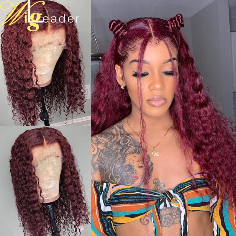 Wigleader Red Curly Human Hair Glueless Lace Front Wigs Preplucked 13x6 Lace Frontal Wigs Deep Red 99j Hair With Baby, 13x4 lace front wig
Wigleader Red Curly Human Hair Glueless Lace Front Wigs Preplucked 13x6 Lace Frontal Wigs Deep Red 99j Hair With Baby, 13x4 lace front wig