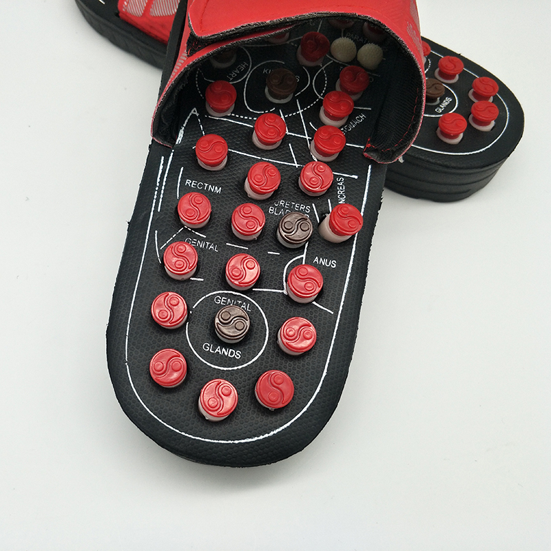 Gossip Rotating Shoes Sandal Reflex Massage Slippers Acupuncture Foot Healthy Acupoints Therapy Spring Massage Shoes Relaxers