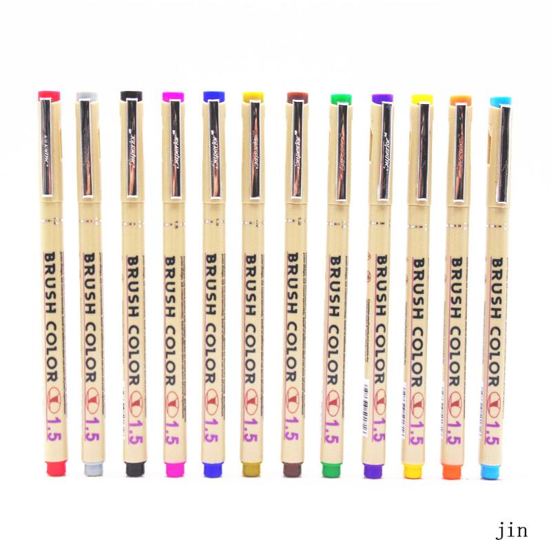 12 Colour 1.5mm Sketch Micron pen Superior needle drawing pen Fine liner Drawing Manga Anime Marker New Art Markers
12 Colour 1.5mm Sketch Micron pen Superior needle drawing pen Fine liner Drawing Manga Anime Marker New Art Markers