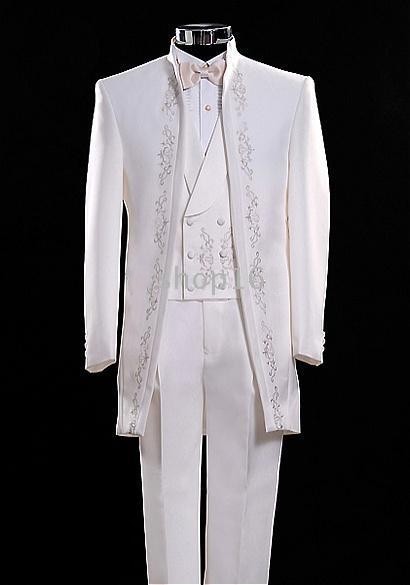 Embroidery Groom Tuxedos Mandarin Lapel Groomsmen Mens Wedding Dress Man Jacket Blazer Prom Dinner 3 Piece Suit(Jacket+Pants+Tie+Vest) A26, Same as image
Embroidery Groom Tuxedos Mandarin Lapel Groomsmen Mens Wedding Dress Man Jacket Blazer Prom Dinner 3 Piece Suit(Jacket+Pants+Tie+Vest) A26, Same as image