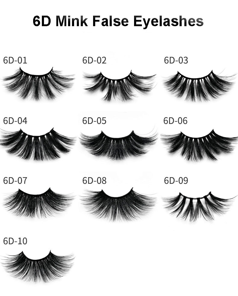New Arrival Thick natural long 6D mink false eyelashes soft & vivid real 3D mink fur hair fake lashes makeup 10 styles available DHL Free
New Arrival Thick natural long 6D mink false eyelashes soft & vivid real 3D mink fur hair fake lashes makeup 10 styles available DHL Free
