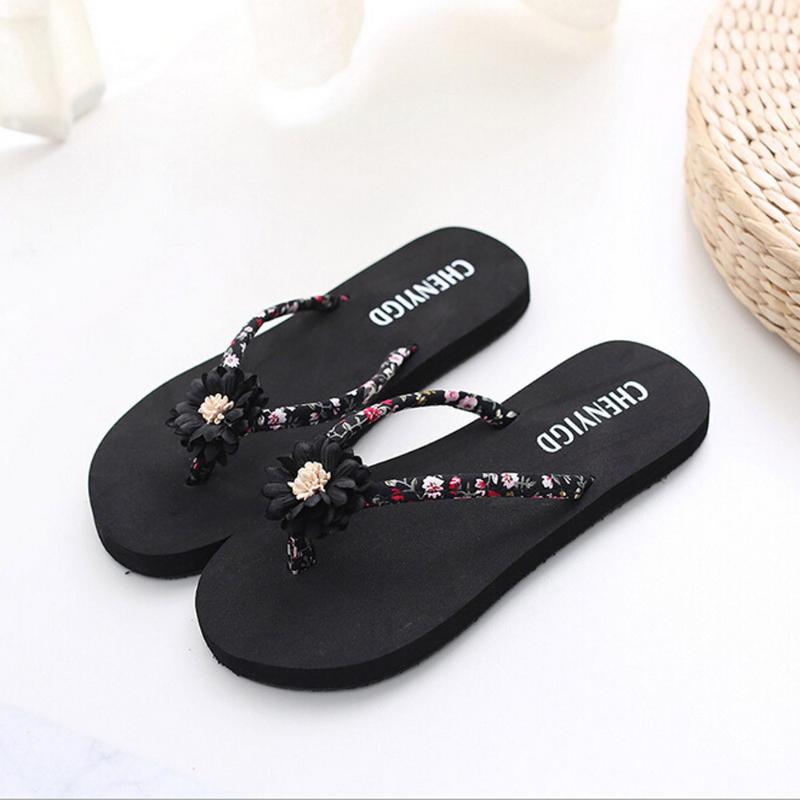 women no-slip slippers 2020 new Ladies Slim Floral Beach Flip Flops Flipflops Sandals Shoes Bath Slippers Sandals women slipper, Black
women no-slip slippers 2020 new Ladies Slim Floral Beach Flip Flops Flipflops Sandals Shoes Bath Slippers Sandals women slipper, Black