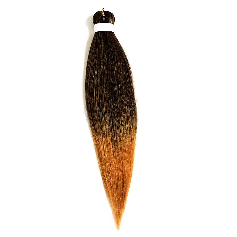 Hair Products Synthetic Braiding Easy Braid Synthetic Fiber Corchet Braids Yaki Texture Hair Extensions Braid Hair 6 packs, 1b+red