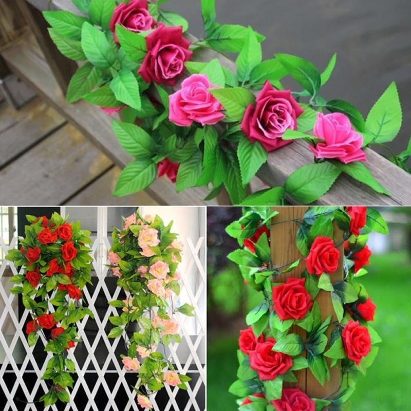 Artificial Rose Flowers Rose Flower String Simulation Vines 2.45M Fashion Beautiful Emulation Festive, Red
Artificial Rose Flowers Rose Flower String Simulation Vines 2.45M Fashion Beautiful Emulation Festive, Red