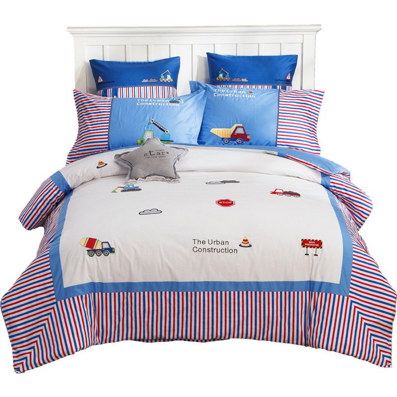 American Children's BeddingSet Kingsize Boy's Cotton Mediterranean Model Room British Style SingleBed DuvetCover BedSheet, Sky blue
American Children's BeddingSet Kingsize Boy's Cotton Mediterranean Model Room British Style SingleBed DuvetCover BedSheet, Sky blue