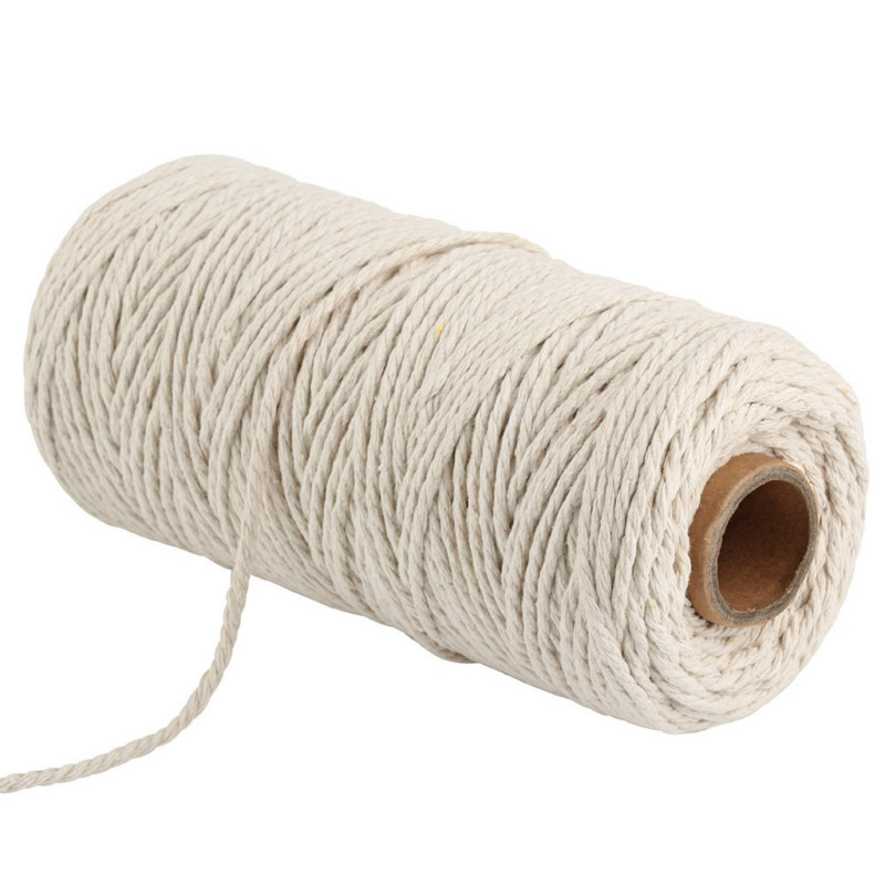 Other 3mmx150m Natural Cotton Cord Rope Beige Twisted Craft Macrame String DIY Jewelry Making Home Textile Wedding Decorative Supply
Other 3mmx150m Natural Cotton Cord Rope Beige Twisted Craft Macrame String DIY Jewelry Making Home Textile Wedding Decorative Supply