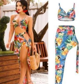 Women Designer Swimsuit Beach Floral Dresses Female Holiday Bras Split Up Dress 2pcs Club Clothing Sets, Purple
Women Designer Swimsuit Beach Floral Dresses Female Holiday Bras Split Up Dress 2pcs Club Clothing Sets, Purple
