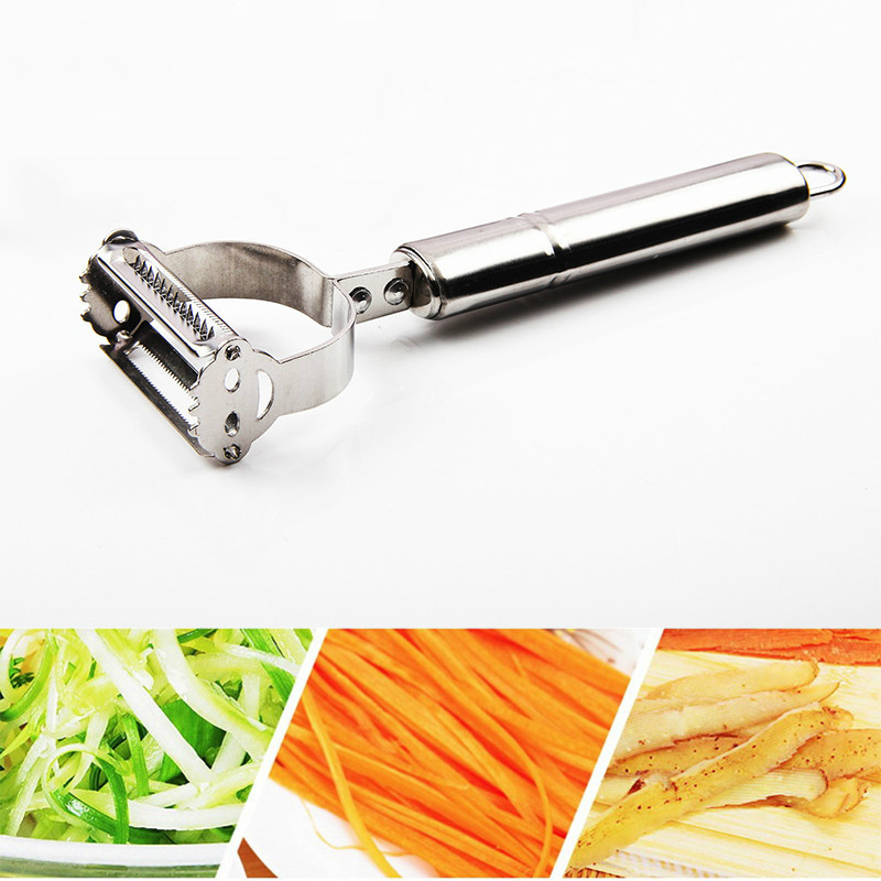 2 in1 Stainless Steel Potato Grater Julienne Peeler Kitchen Accessories Vegetables Peeler Double Planing Grater Kitchen Tools
2 in1 Stainless Steel Potato Grater Julienne Peeler Kitchen Accessories Vegetables Peeler Double Planing Grater Kitchen Tools