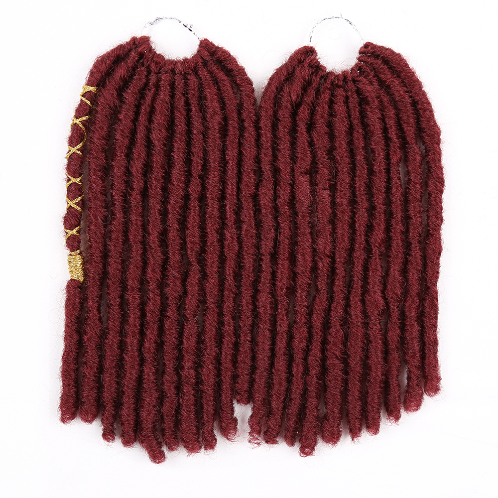 12 inch Straight Faux Locs Synthetic Crochet Braiding Hair Extensions High Temperature Fiber Hair Braids Dreadlocks, Black
12 inch Straight Faux Locs Synthetic Crochet Braiding Hair Extensions High Temperature Fiber Hair Braids Dreadlocks, Black