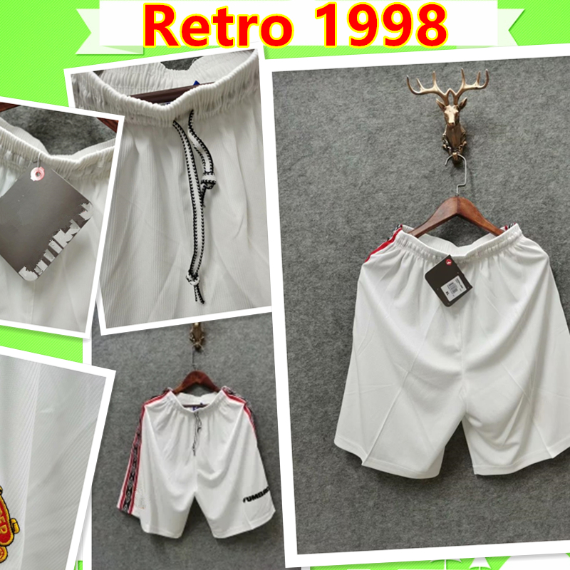 1998 1999 RETRO United soccer shorts UTD 98 99 MAN Vintage Classic home white football pants #7 CANTONA #10 BECKHAM #20 SOLSKJAER KEANE, Retro shorts 1998
1998 1999 RETRO United soccer shorts UTD 98 99 MAN Vintage Classic home white football pants #7 CANTONA #10 BECKHAM #20 SOLSKJAER KEANE, Retro shorts 1998