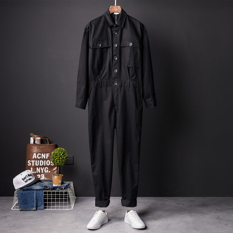 Fashion One Piece Overalls Men Long Sleeve Jumpsuits Rompers Casual Vintage Male Pants Trousers Clothes Spring Autumn Plus Size, Black
Fashion One Piece Overalls Men Long Sleeve Jumpsuits Rompers Casual Vintage Male Pants Trousers Clothes Spring Autumn Plus Size, Black