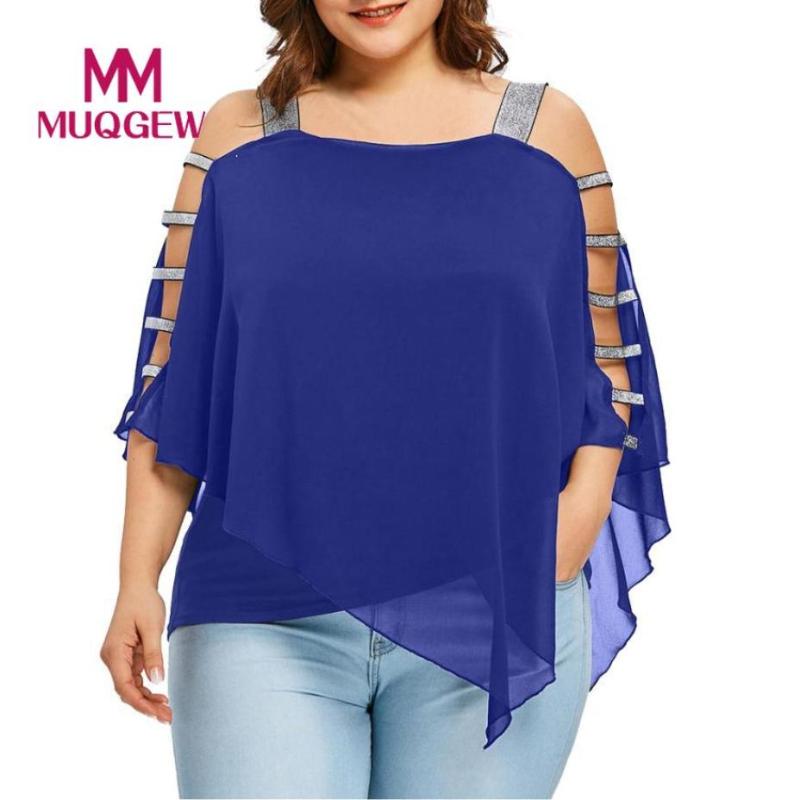 Plus Size Summer Women Off-the-shoulder irregular Tee top T-Shirt Sexy For Women Chiffon Fashion Hollow Out Cut Out Tops Blusas, Pink
Plus Size Summer Women Off-the-shoulder irregular Tee top T-Shirt Sexy For Women Chiffon Fashion Hollow Out Cut Out Tops Blusas, Pink