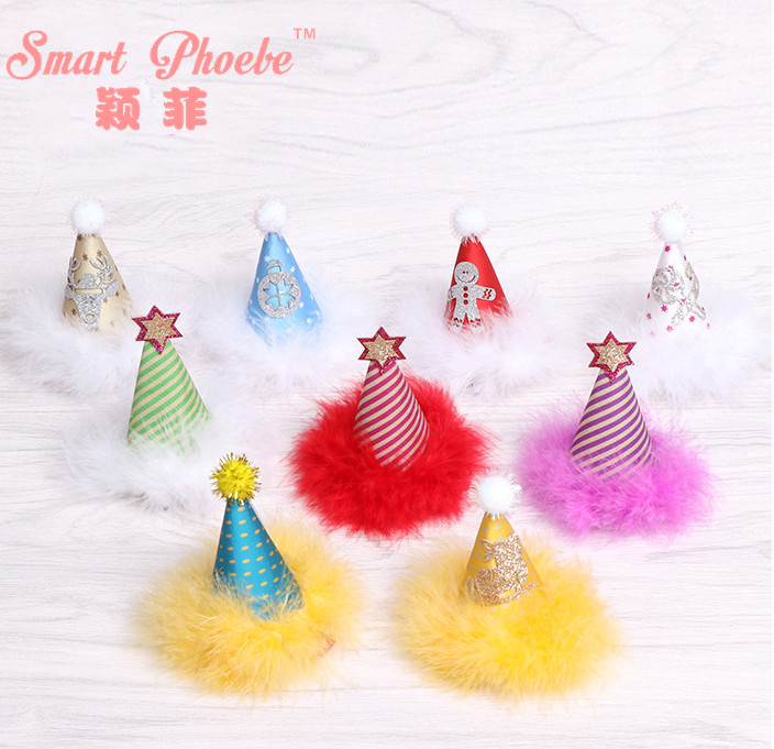 Boutique 10pcs Fashion Cute Glitter Star Party Hat Hairpins Solid Pom Pom Fur Cap Hair Clips Xmas New Year Headware Accessories, Green
Boutique 10pcs Fashion Cute Glitter Star Party Hat Hairpins Solid Pom Pom Fur Cap Hair Clips Xmas New Year Headware Accessories, Green