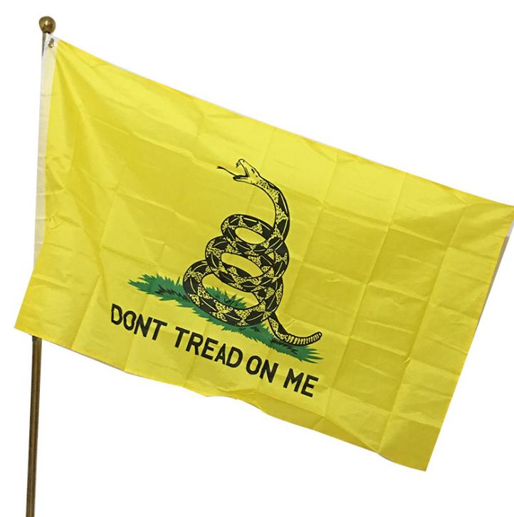 Don't Tread On Me Gadsden Flag Banner Hanging Indoor Outdoor Fade Resistant Canvas Tea Party Flags Polyester Brass Grommet 3 X 5 Ft
Don't Tread On Me Gadsden Flag Banner Hanging Indoor Outdoor Fade Resistant Canvas Tea Party Flags Polyester Brass Grommet 3 X 5 Ft
