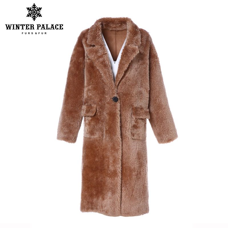 WINTER 2019 Women's New Wool Coat Long Lapel Fur Coat Contains 30% Wool Fashion Fluffy Winter Warm Fur, Beige
WINTER 2019 Women's New Wool Coat Long Lapel Fur Coat Contains 30% Wool Fashion Fluffy Winter Warm Fur, Beige