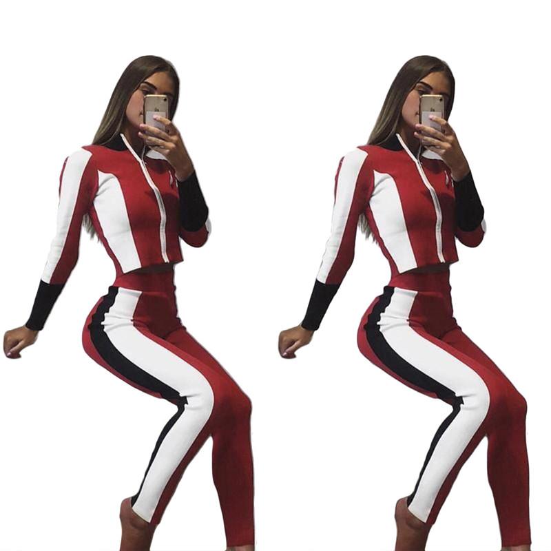 Women Fall Tracksuits Autumn Sports 2pcs Tops Pants Clothing Sets Pantalones Casual Suits, Blue
Women Fall Tracksuits Autumn Sports 2pcs Tops Pants Clothing Sets Pantalones Casual Suits, Blue