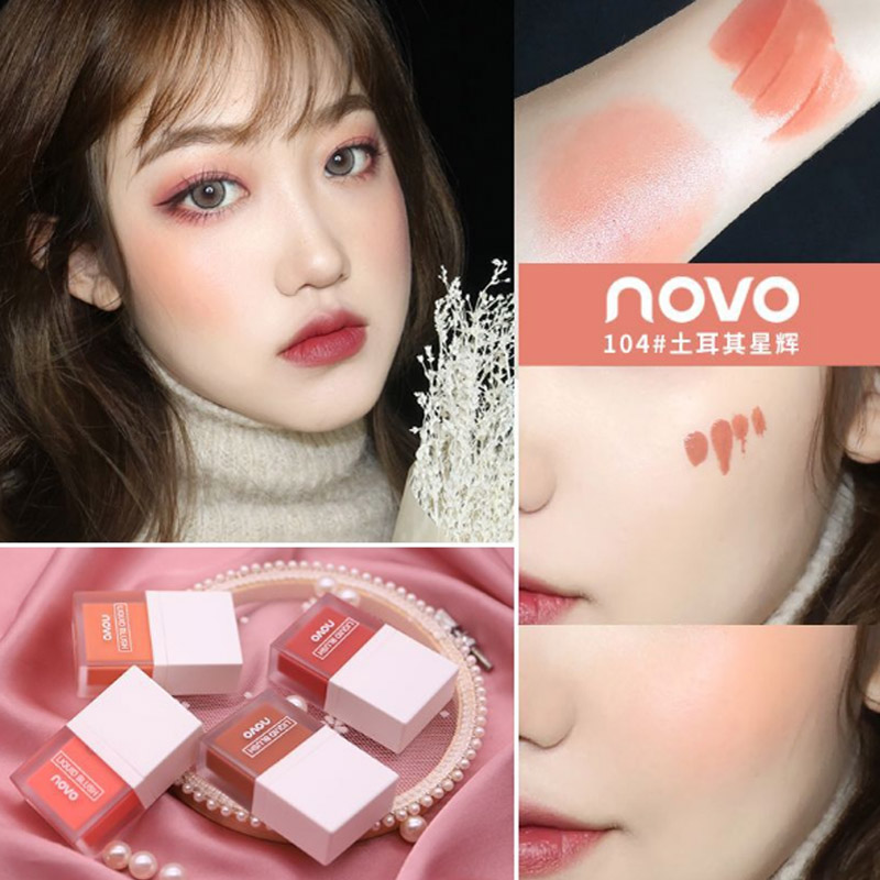 NOVO Makeup Sweet Juice Liquid Blush Fresh Four-color Moisturizing Moisturizing Skin-Friendly Skin Cosmetic TSLM1, Customize
NOVO Makeup Sweet Juice Liquid Blush Fresh Four-color Moisturizing Moisturizing Skin-Friendly Skin Cosmetic TSLM1, Customize