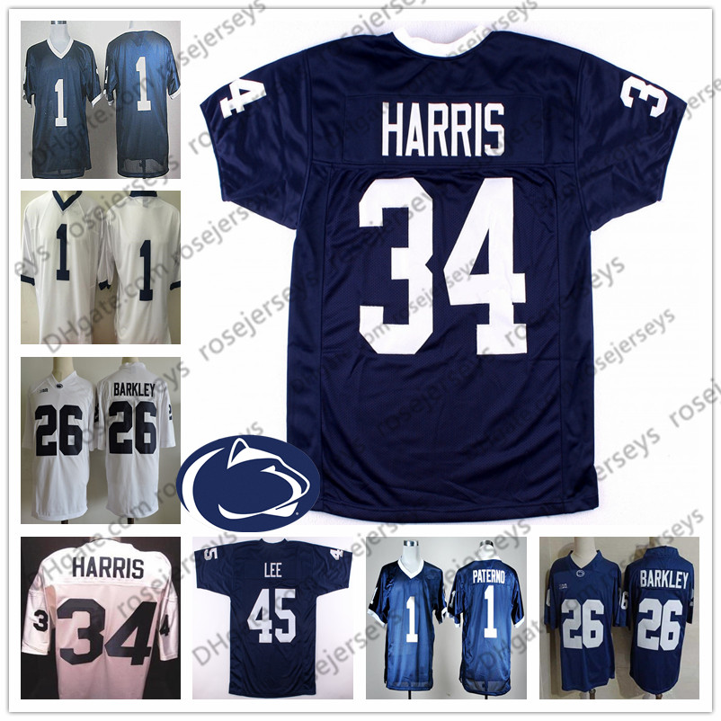 NCAA Penn State Nittany Lions #34 Franco Harris 45 Sean Lee 89 Dave Robinson 1 Joe Paterno 11 NaVorro Bowman Vintage Football Jersey, White vintage (no name)
NCAA Penn State Nittany Lions #34 Franco Harris 45 Sean Lee 89 Dave Robinson 1 Joe Paterno 11 NaVorro Bowman Vintage Football Jersey, White vintage (no name)
