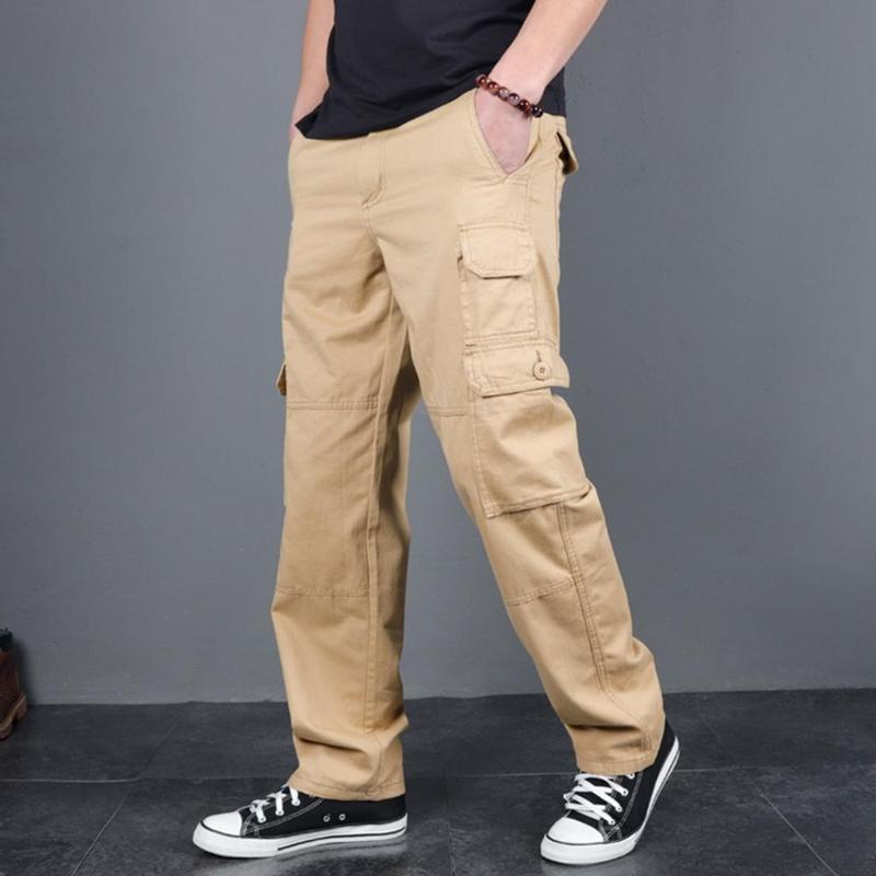 Man Cotton Pants Cargo Style Mens Fashion Casual Outdoors Button New Multi-pocket Work Trouser Cargo Long Pants 2020, Black
Man Cotton Pants Cargo Style Mens Fashion Casual Outdoors Button New Multi-pocket Work Trouser Cargo Long Pants 2020, Black