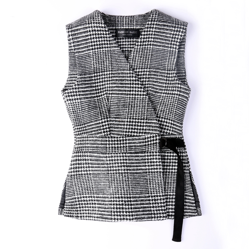 Fashion Vest For Women V Neck With Sashes Wool Sleeveless Cardigan Female 2019 Autumn New Casual Waistcoat Plus Size 2XL DS8063, 01
Fashion Vest For Women V Neck With Sashes Wool Sleeveless Cardigan Female 2019 Autumn New Casual Waistcoat Plus Size 2XL DS8063, 01