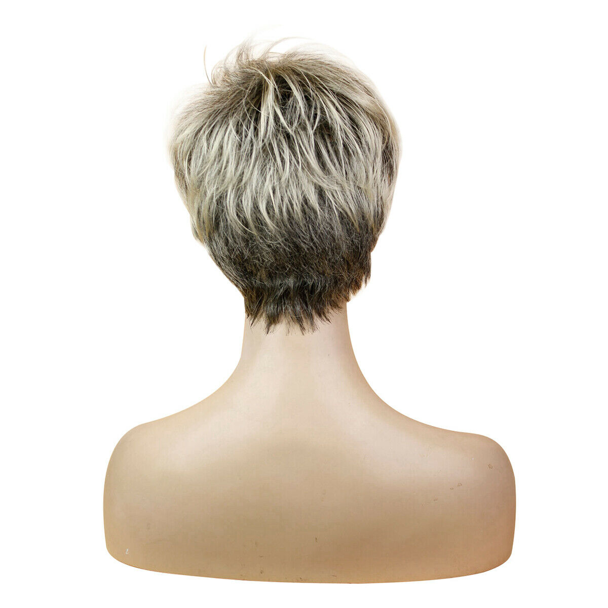 Fashion 5" Short Fluffy Wig Pixie Cut Hair Synthetic Ombre Wigs For Women Ladies