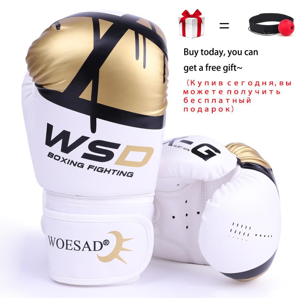 REXCHI Kick Boxing Gloves for Men Women PU Karate Muay Thai Guantes De Boxeo Free Fight MMA Sanda Training Adults Kids Equipment T191226