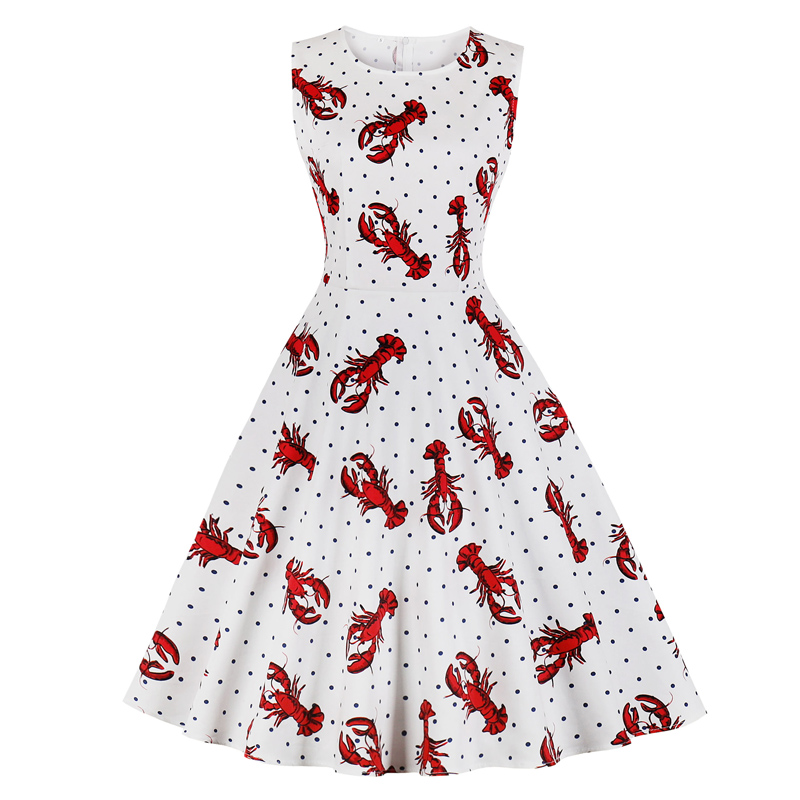 Floral Bird Crab Animal Print Sleeveless Swing Dress 50s Pin up Vintage Dress 2020 Women Summer Rockabilly Casual Vestidos, Flower dress
Floral Bird Crab Animal Print Sleeveless Swing Dress 50s Pin up Vintage Dress 2020 Women Summer Rockabilly Casual Vestidos, Flower dress