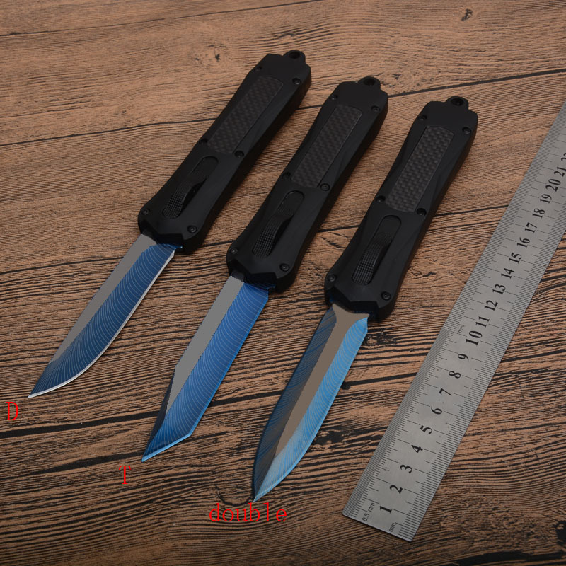 Aluminum Handle Benchmade A163 Feather pattern 440 blade Camping Hiking Hunting Fruit Kitchen Outdoor tools Tactical Automatic Combat knife
Aluminum Handle Benchmade A163 Feather pattern 440 blade Camping Hiking Hunting Fruit Kitchen Outdoor tools Tactical Automatic Combat knife