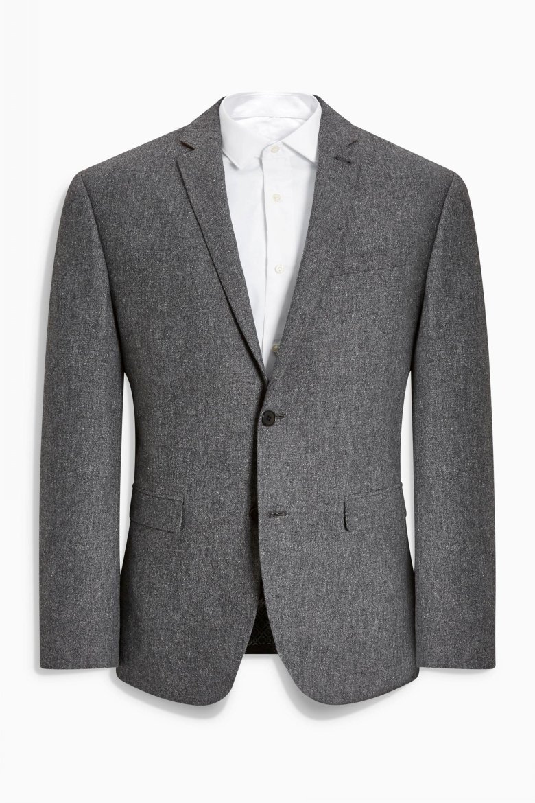 New Design Two Buttons Grey Wedding Men Suits Notch Lapel Three Pieces Business Groom Tuxedos (Jacket+Pants+Vest+Tie) W1153