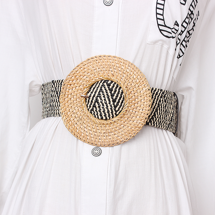 Wooden Buckle Dress Belt For Women Casual Female Braided Wide Strap Female Designer Woven Girls Elastic PP Straw Belts BZ339 Y191218
Wooden Buckle Dress Belt For Women Casual Female Braided Wide Strap Female Designer Woven Girls Elastic PP Straw Belts BZ339 Y191218