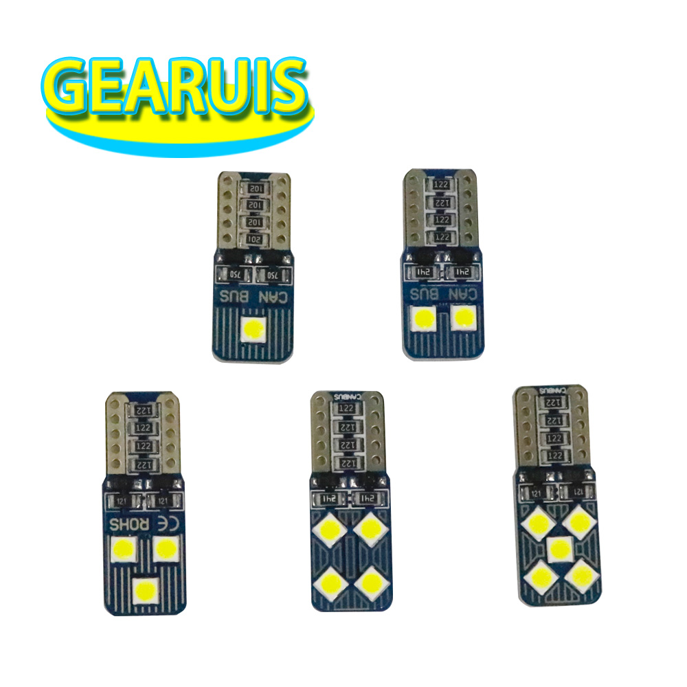 100pcs T10 Canbus 3030 2 4 6 8 10 smd Led 2W W5W 194 Car styling Side Wedge Map door Reading lamp Tail Light Lamp Bulb White 12V, As pic
100pcs T10 Canbus 3030 2 4 6 8 10 smd Led 2W W5W 194 Car styling Side Wedge Map door Reading lamp Tail Light Lamp Bulb White 12V, As pic