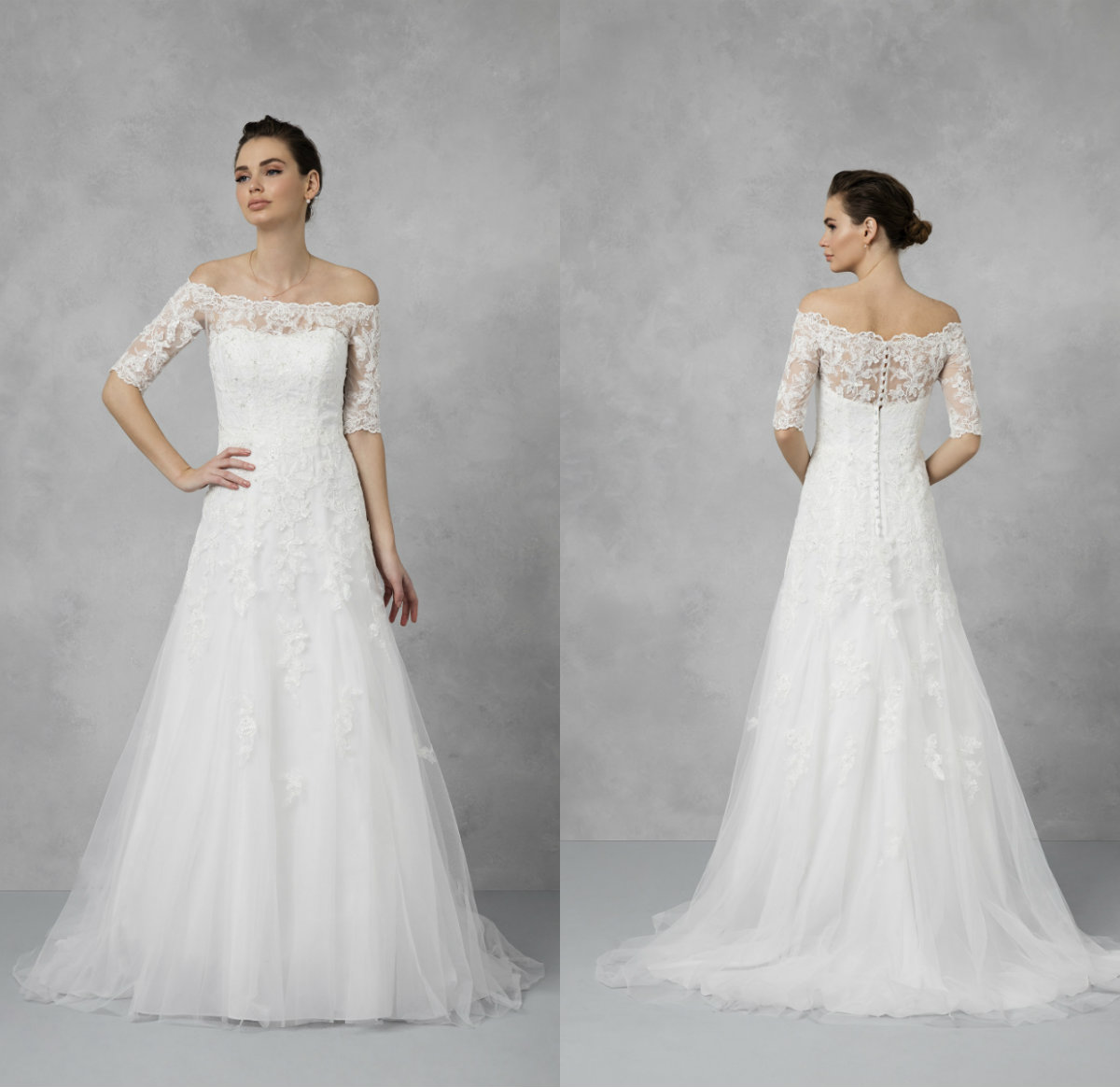 Oleg Cassini Modest Wedding Dresses with Long Sleeves Lace Applique Off The Shoulder West Country Wedding Dresses Plus Size Bridal Gowns, Same as image
Oleg Cassini Modest Wedding Dresses with Long Sleeves Lace Applique Off The Shoulder West Country Wedding Dresses Plus Size Bridal Gowns, Same as image