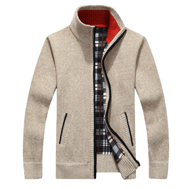 Men' Sweaters Autumn Winter Warm Thick Velvet Sweater Jackets Cardigan Coats Male Clothing Casual Knitwear Us Size Xs-xl Da021 SH190817, Dark red
Men' Sweaters Autumn Winter Warm Thick Velvet Sweater Jackets Cardigan Coats Male Clothing Casual Knitwear Us Size Xs-xl Da021 SH190817, Dark red