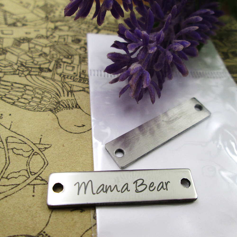 40pcs--"Mama Bear Connector"stainless steel charms more style for choosing DIY Charms pendants for necklace
40pcs--"Mama Bear Connector"stainless steel charms more style for choosing DIY Charms pendants for necklace