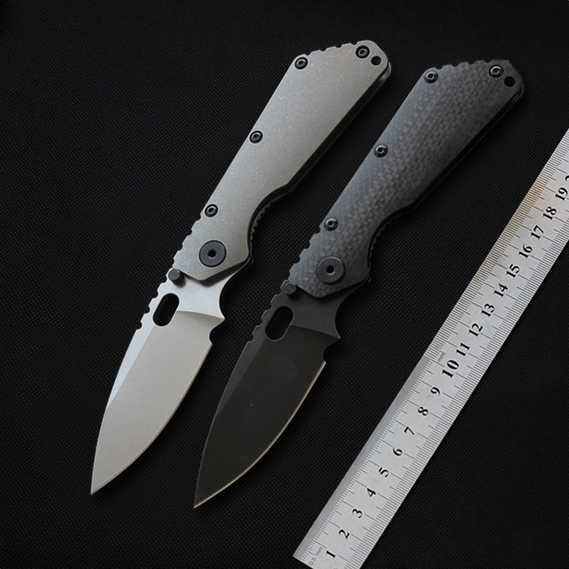 High quality ST SMG Pocket knife Folding Knives D2 steel blade Titanium handle Survival knife camping EDC Tools Xmas gift hunting knives
High quality ST SMG Pocket knife Folding Knives D2 steel blade Titanium handle Survival knife camping EDC Tools Xmas gift hunting knives