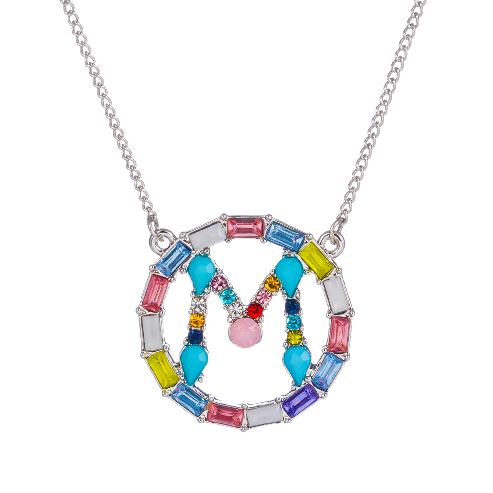 Cool Design Womens Pendants Necklace Jewelry Silver/Gold Plated Alloy Letter A-Z Pendant Necklaces for Sale
