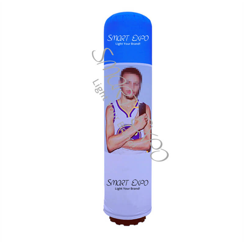 Advertising Led Light Inflatable Pillar Inflatable Column for Promotion Event with Base Blower LED Light Custom Logo Printing Dia0.8*H2.5m
Advertising Led Light Inflatable Pillar Inflatable Column for Promotion Event with Base Blower LED Light Custom Logo Printing Dia0.8*H2.5m