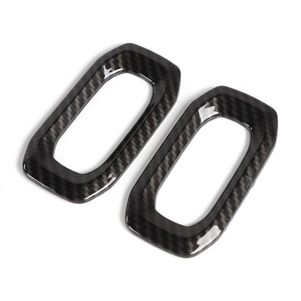 Carbon Fiber Door Lock Switch Decorative Ring For Jeep Wrangler JL 2018 Factory Outlet High Quatlity Auto Internal Accessories