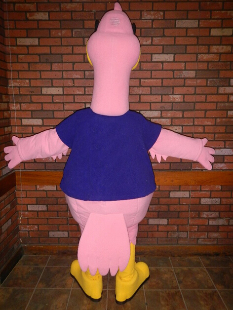 Halloween Cool Pink Flamingo Mascot Costume High Quality Cartoon Anime theme character Christmas Carnival Fancy Costumes